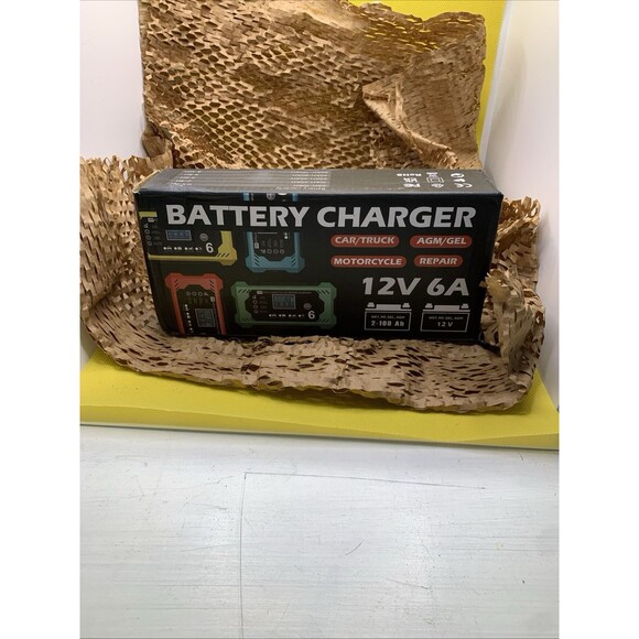 12V 6A Fully-Automatic Smart Car Battery Charger Maintainer Trickle Charger New - Picture 2 of 7